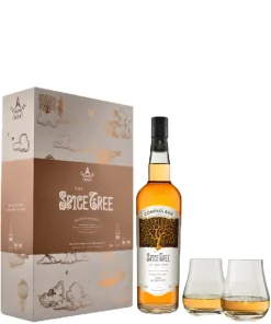 SPICE TREE Compass Box coffret 2 verres, whisky 46%