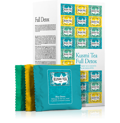 Coffret Full Detox, thé vert et maté, 24 sachets