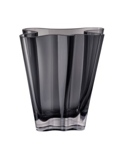 Vase Flux gris fumé